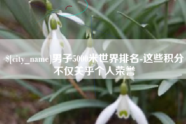 荆门男子5000米世界排名-这些积分不仅关乎个人荣誉