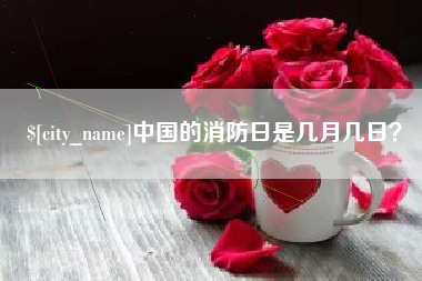 荆门中国的消防日是几月几日？