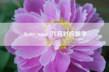 荆门九宫对应数字