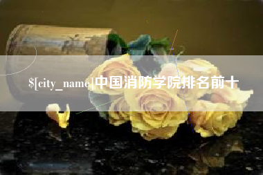 荆门中国消防学院排名前十