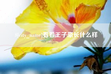 荆门看看王子豪长什么样