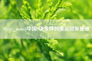 荆门中国9块金牌的奥运冠军是谁