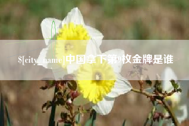 荆门中国拿下第9枚金牌是谁