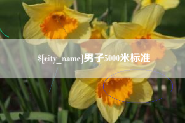 荆门男子5000米标准