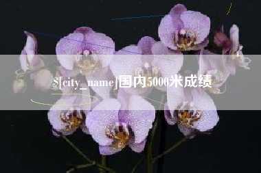 荆门国内5000米成绩