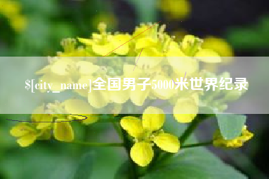 荆门全国男子5000米世界纪录
