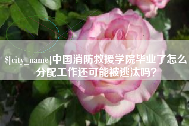 荆门中国消防救援学院毕业了怎么分配工作还可能被逃汰吗？
