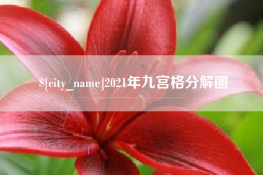 荆门2021年九宫格分解图
