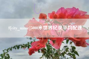 荆门5000米世界纪录平均配速