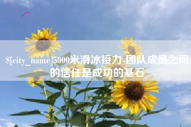 荆门5000米滑冰接力-团队成员之间的信任是成功的基石