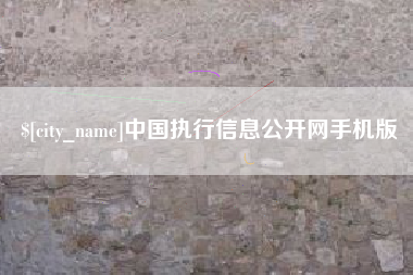 荆门中国执行信息公开网手机版
