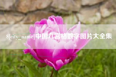 荆门中国九宫格数字图片大全集