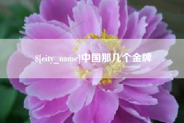 荆门中国那几个金牌