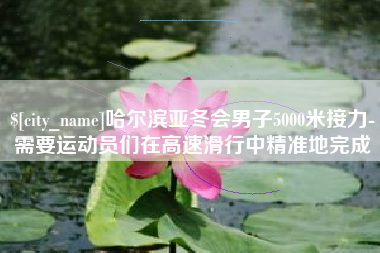 荆门哈尔滨亚冬会男子5000米接力-需要运动员们在高速滑行中精准地完成