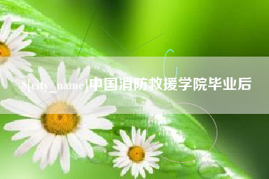 荆门中国消防救援学院毕业后