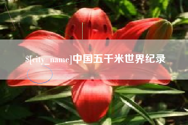荆门中国五千米世界纪录