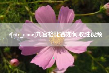 荆门九宫格比赛如何取胜视频
