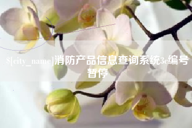 荆门消防产品信息查询系统3c编号暂停