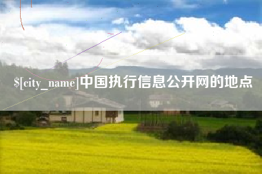 荆门中国执行信息公开网的地点