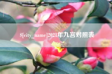 荆门2021年九宫对照表