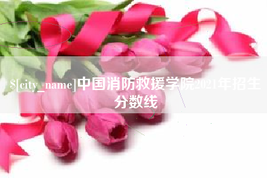 荆门中国消防救援学院2021年招生分数线