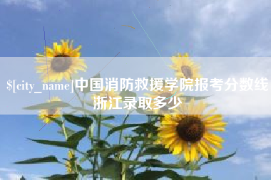 荆门中国消防救援学院报考分数线浙江录取多少